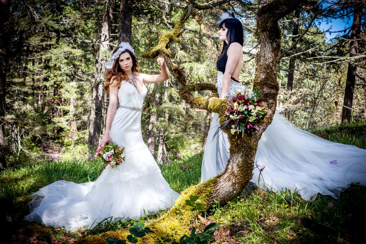 Enchanted Forest Modern Brides by Jen Steele PHotography and Beauty Bride Vancouver Island Magazine