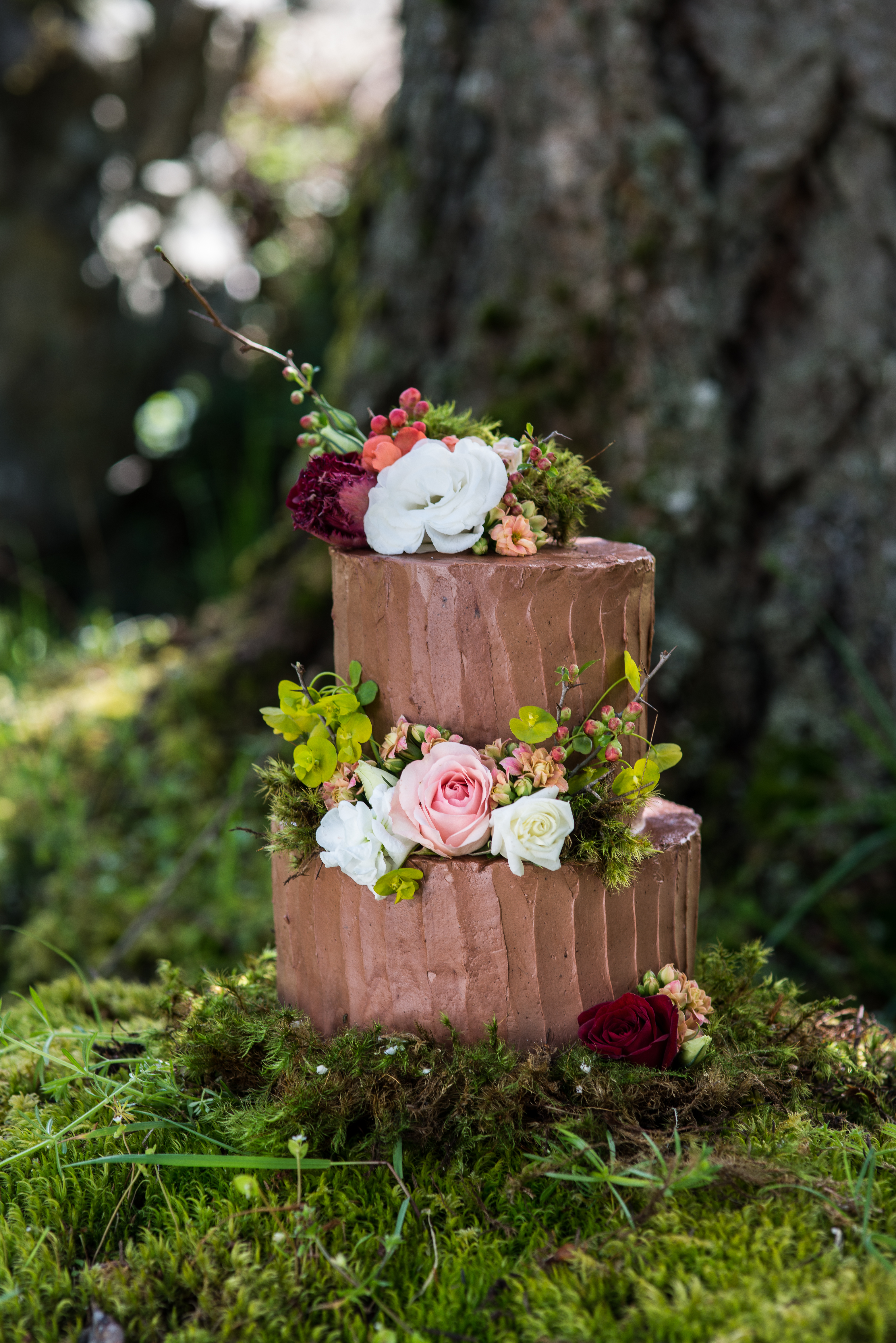 Enchanted Forest Wedding Cake by Schur to Please Boutique Cakery Vancouver Island Magazine