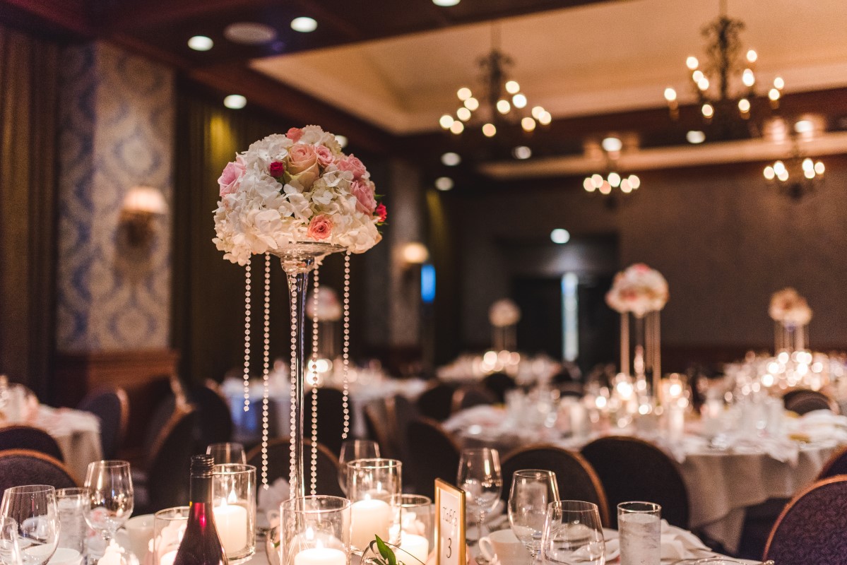 Oak Bay Beach Hotel Wedding Reception with Twinkle Light by Decorate Victoria