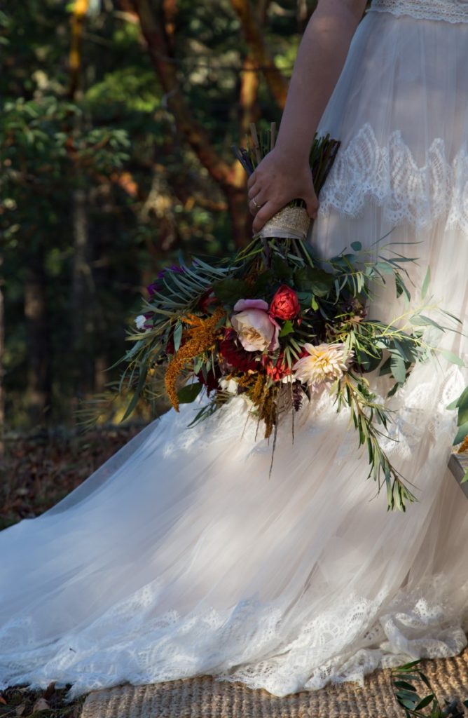 Spanish Style Gown Shades of White Bridal Vancouver Island Wedding Magazine