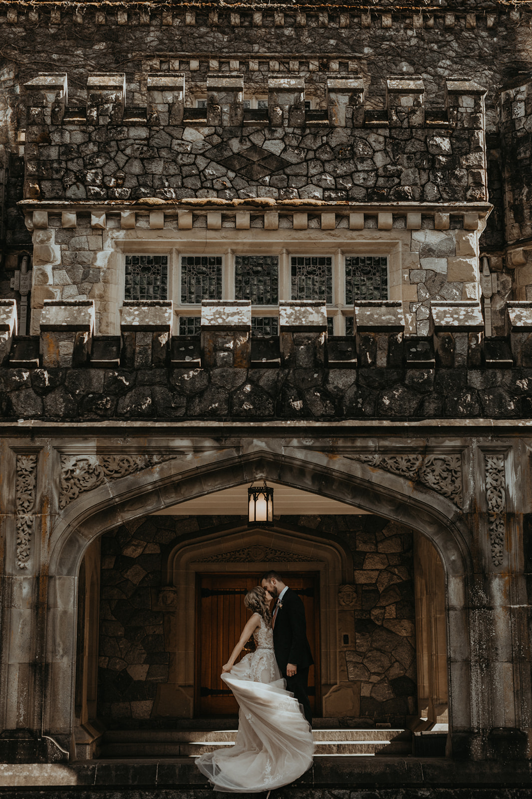 Bride swings skirt of Rebecca Ingram wedding gown from Blush Bridal in Victoria