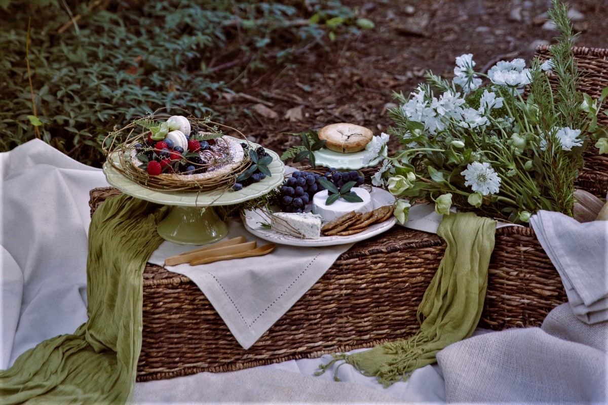 Woodland Picnic on the forest floor