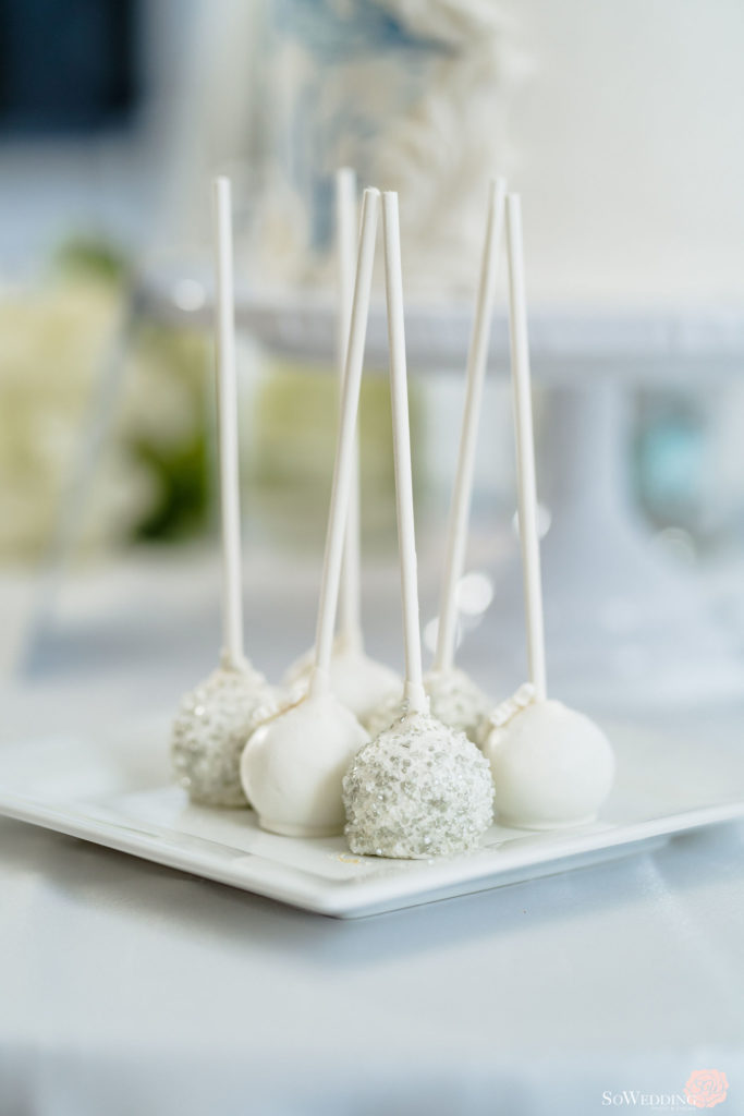 Winter Magic Wedding Cake Pops by So Wedding Photography