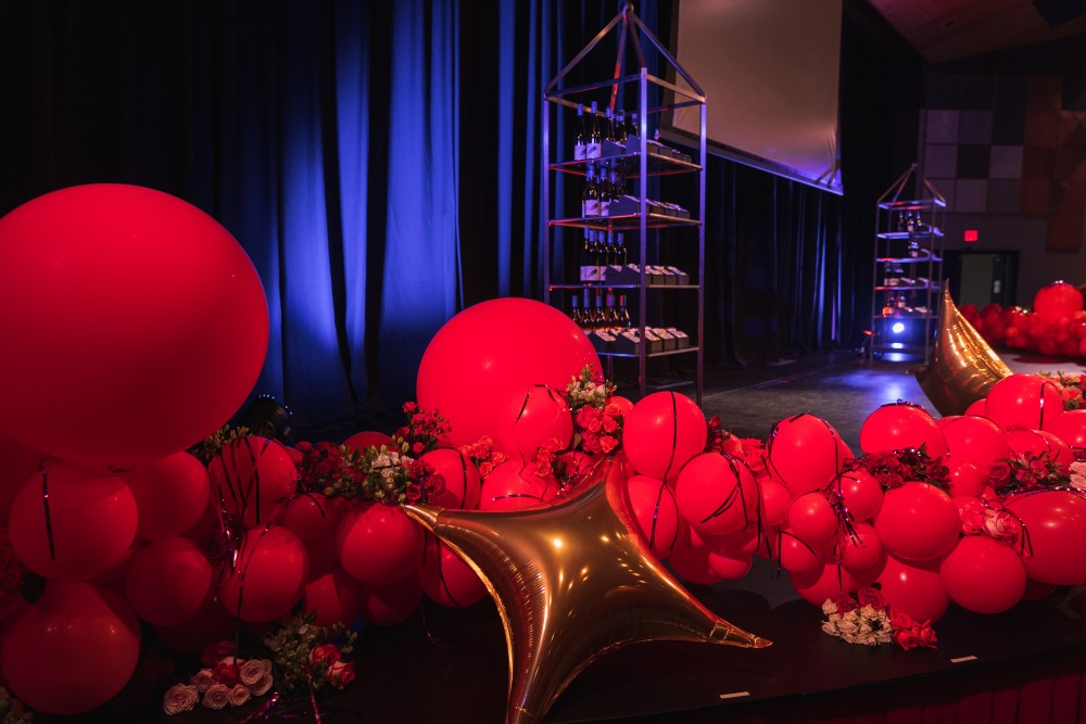 Vancouver Island Wedding Awards waiting to be given to the winners at Mary Winspear Centre by Dave Delgado Photography