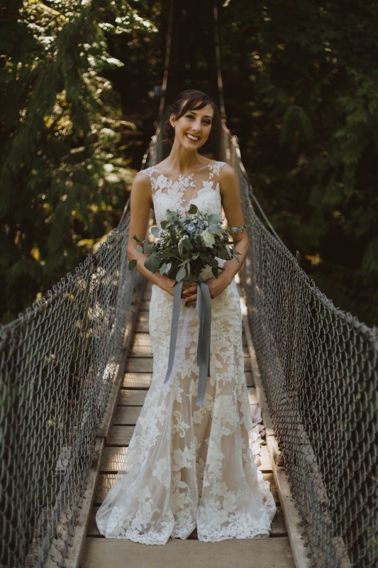 Elegant Lace Country Wedding Attire by Blush Bridal Boutique