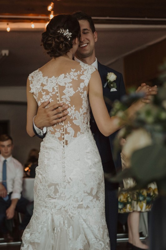 Newlyweds First Dance Elegant Country Wedding Vancouver Island