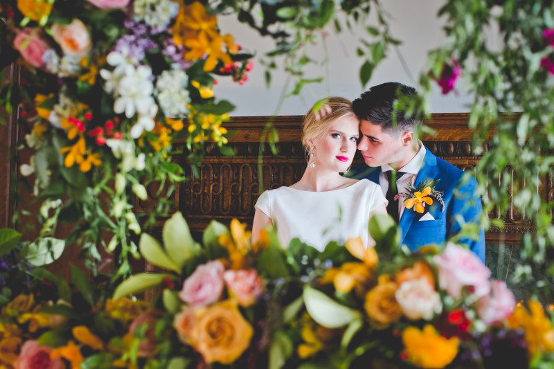 Newlyweds Pose for Dragonflight Photography