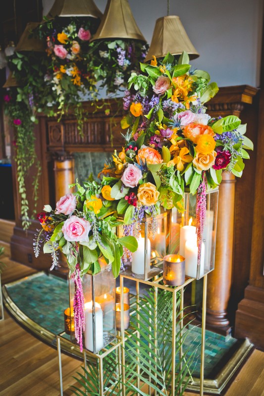 Orange, Pink, Green and Orange Wedding Decor planned by Emma McCormick-The Good Party