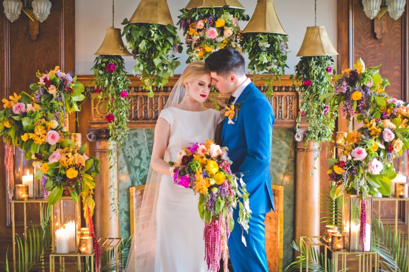 Bride and Groom from Bengal Spice at the Empress