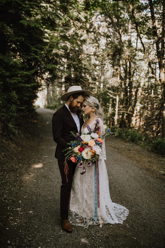 West Coast a Romantic Lace Dress by Lily Kennedy Custom Bridal