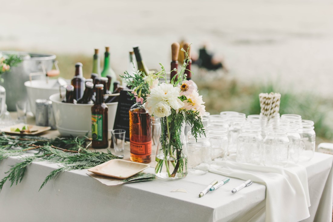 Ocean Reception in Tofino with Tofino Distillery and Phillips Brewing 