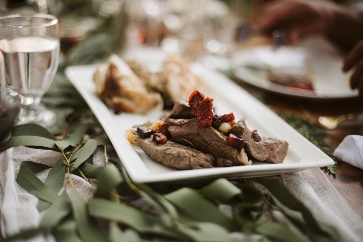 A forest Wedding Vision Artfully Catered by Truffles Catering Vancouver Island