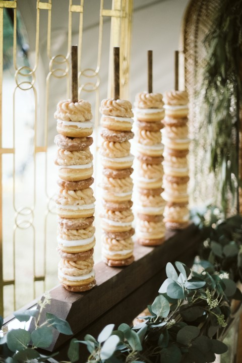 Wedding Doughnuts on a Stick by Truffles Catering Vancouver Island