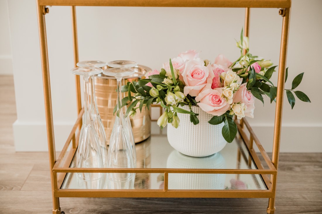 Wine Station for Bridal Shower in Vancouver