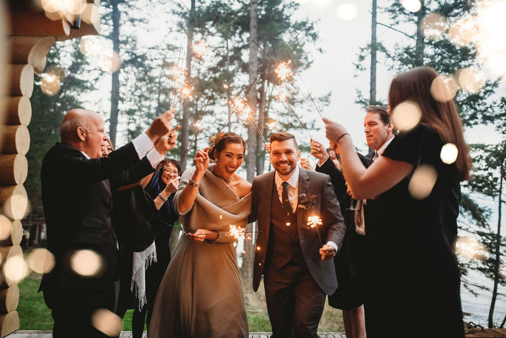 Changing Plans Anastasia Photography couple with sparklers