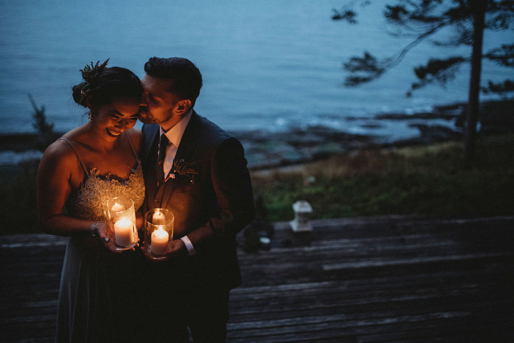 Changing Plans Anastasia Photography couple holding candles