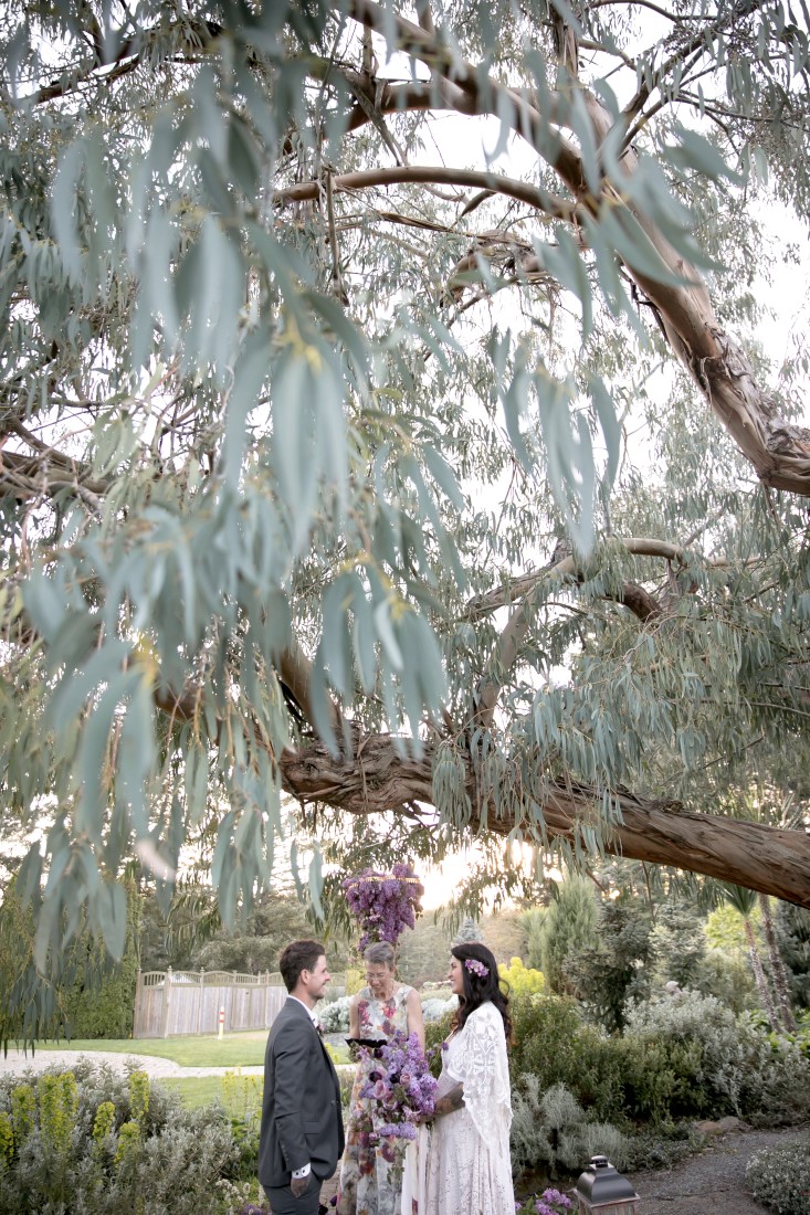 Purple Lilac Spring Wedding Hattie Root Photo Elopement Ceremony