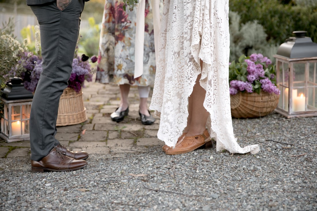 Purple Lilac Spring Wedding Hattie Root Photo feet shots