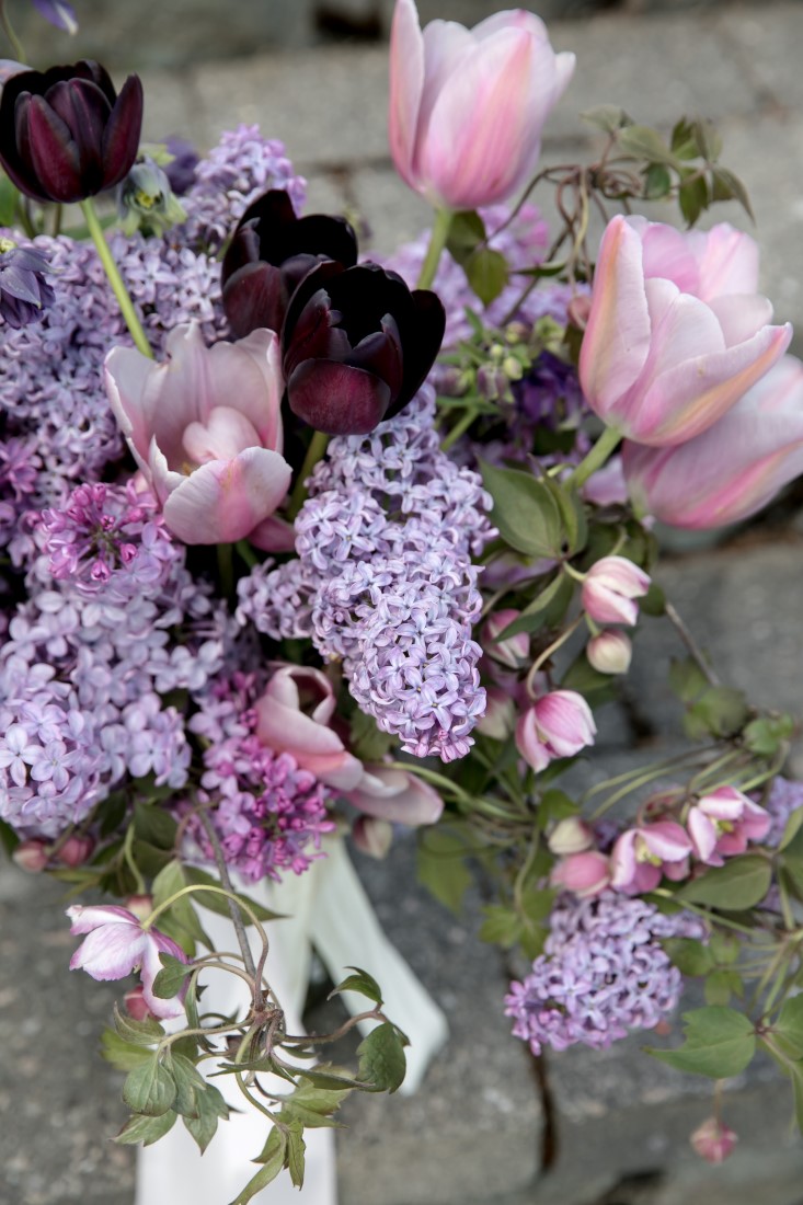 Purple Lilac Spring Wedding Hattie Root Photo lilacs and tulips bouquet