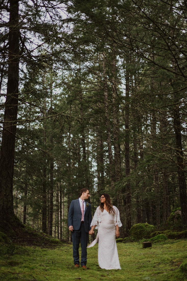 Sophisticated Gallery Kacie McColm Photography bride and groom forest