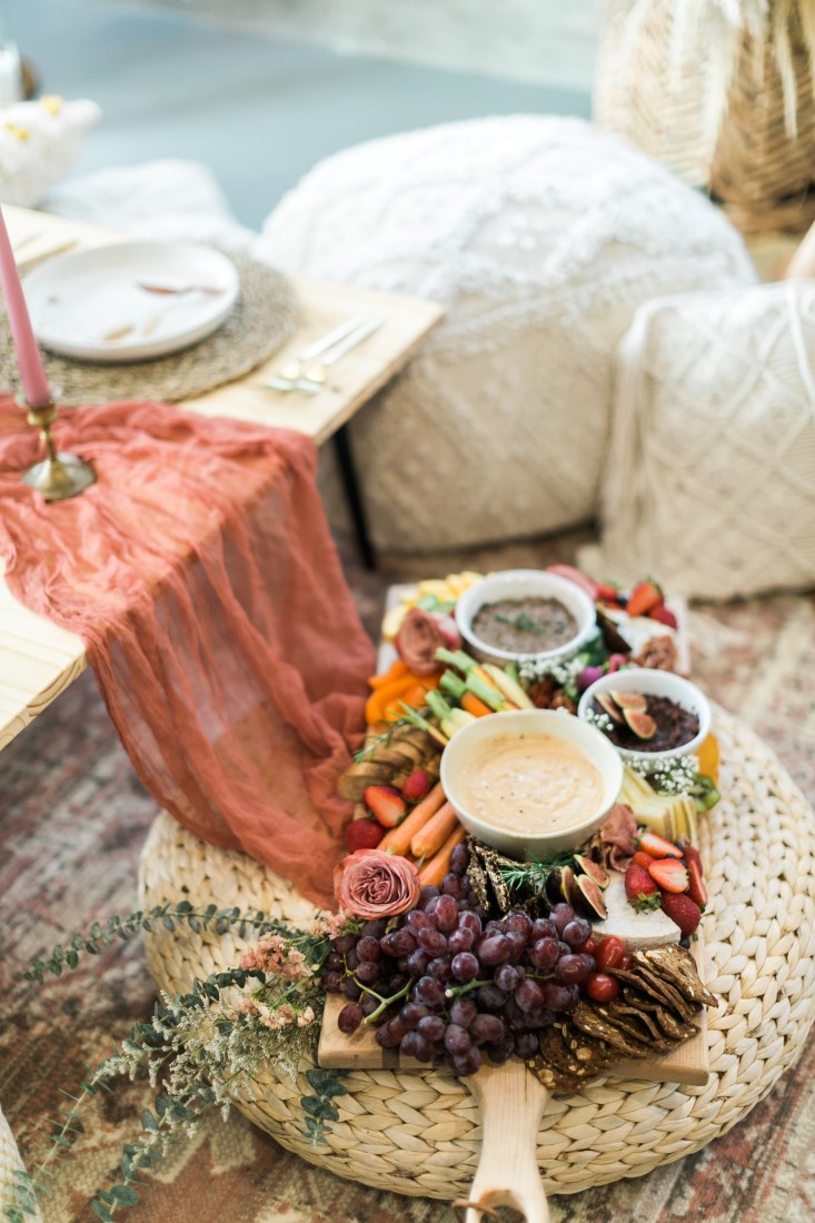 Macramé Boho Simply Sweet Photography charcuterie