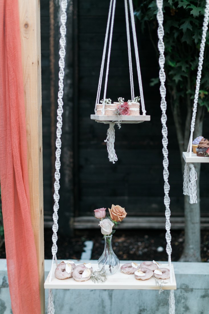 Macramé Boho Simply Sweet Photography dessert swing