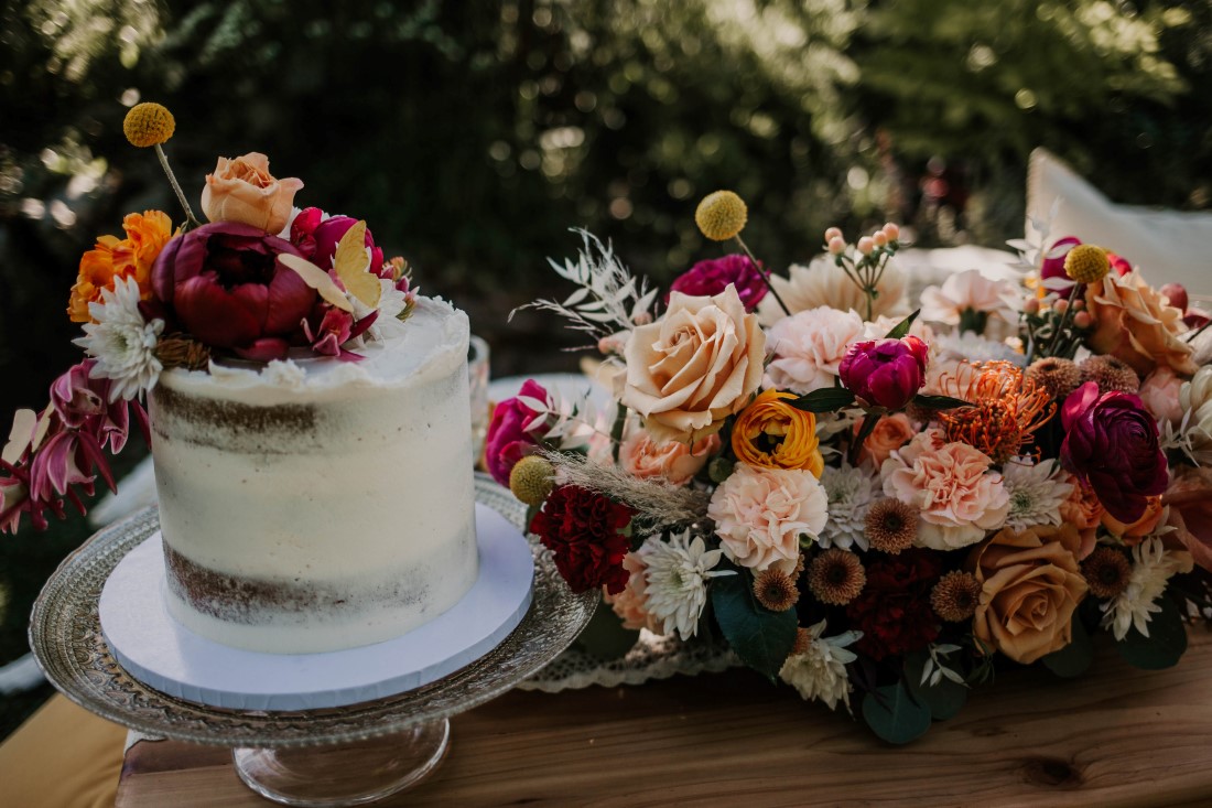 White Wedding Cake by Cobble Hill Cake Co Vancouver Island